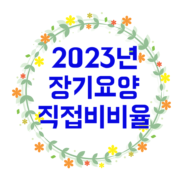  2023년 장기요양기관 직접비 비율