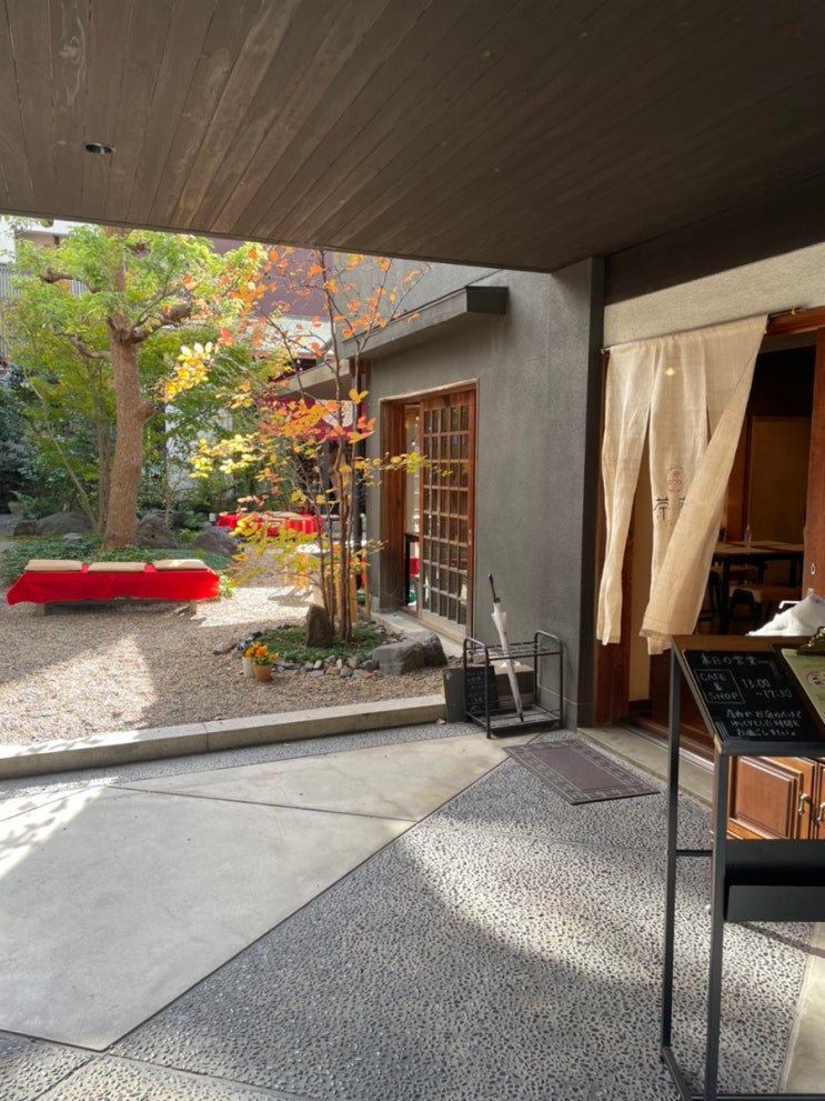 일본여행, 오사카카페 차니와 CHNIWA (寺カフェ 茶庭)