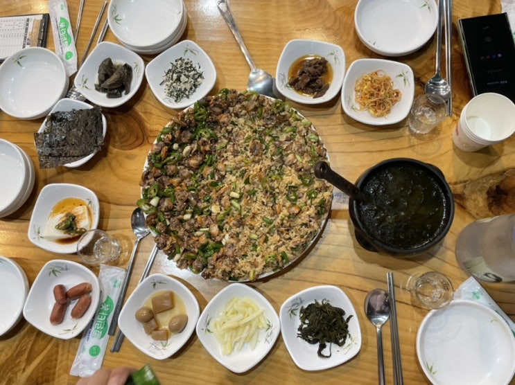  강릉 맛집 엄지네포장마차 꼬막무침비빔밥 먹고 육사시미 포장한 후기