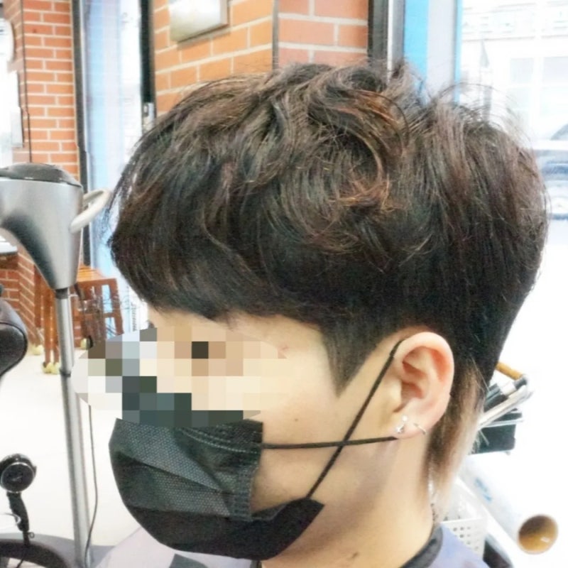 남자 소프트 투블럭 울프컷 볼륨펌 : 네이버 블로그