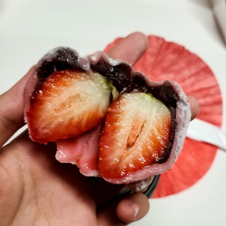  딸기모찌 생과일찹쌀떡 모찌대왕