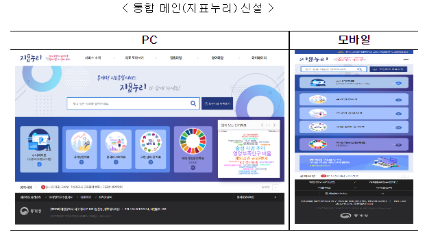 지표누리’에서 더 많은 지표정보를 편리하게 누리세요(통계청, 지표정보 서비스 확대 개편) 지표누리’에서 더 많은 지표정보를 편리하게 누리세요(통계청, 지표정보 서비스 확대 개편)