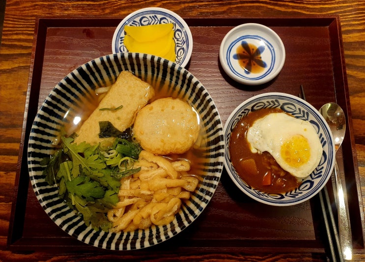  부전역 맛집 미식가의 우동, 어묵이 들어간 동경식 우동