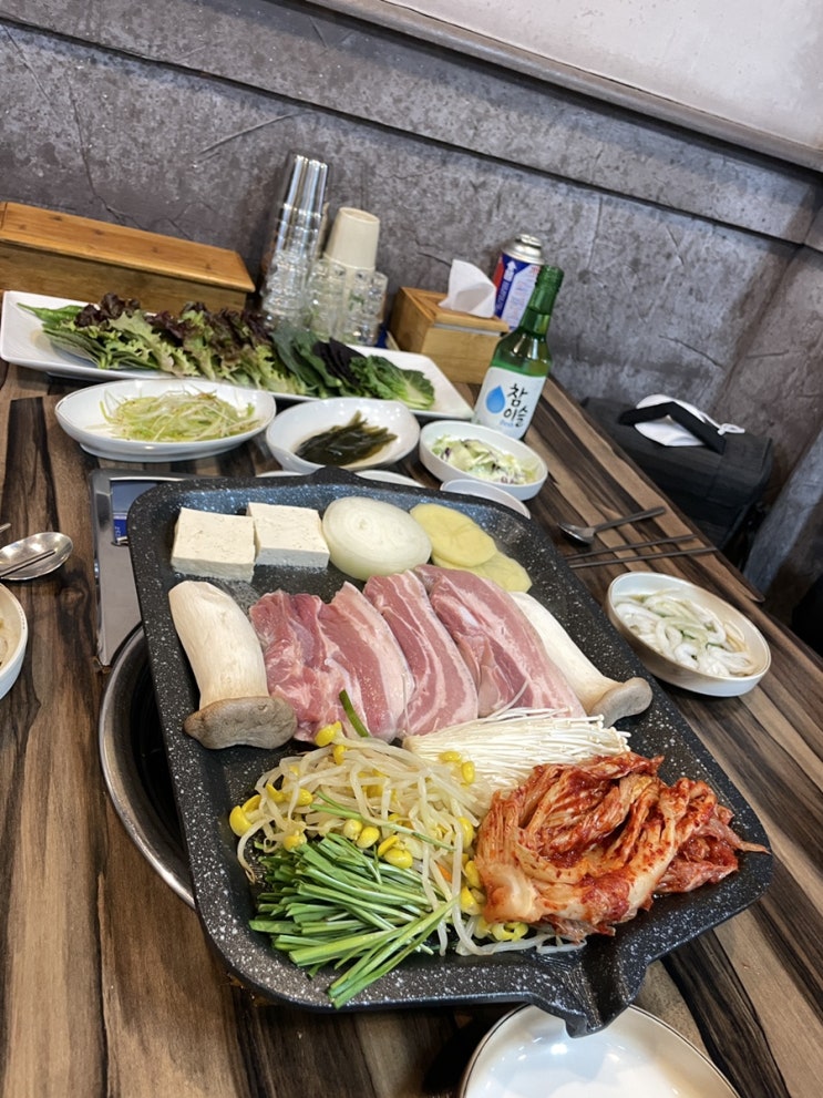  부천 심곡동 흑돼지오겹살 맛집 : 한돈생돼지두루치기