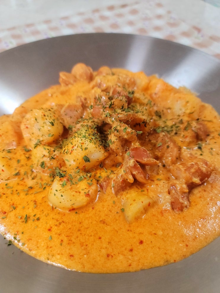  로제 떡볶이 만들기 하다가 로제뜻 알았어요ㅋㅋ