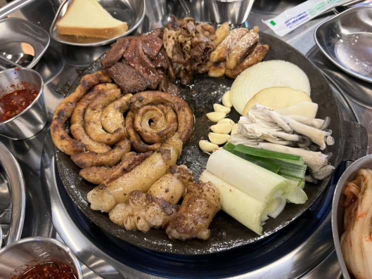 [강남,논현역]천사곱창_사이드메뉴도 맛있는 곱창구이 찐맛집 추천(전골우동,불닭쫄면,볶음밥)