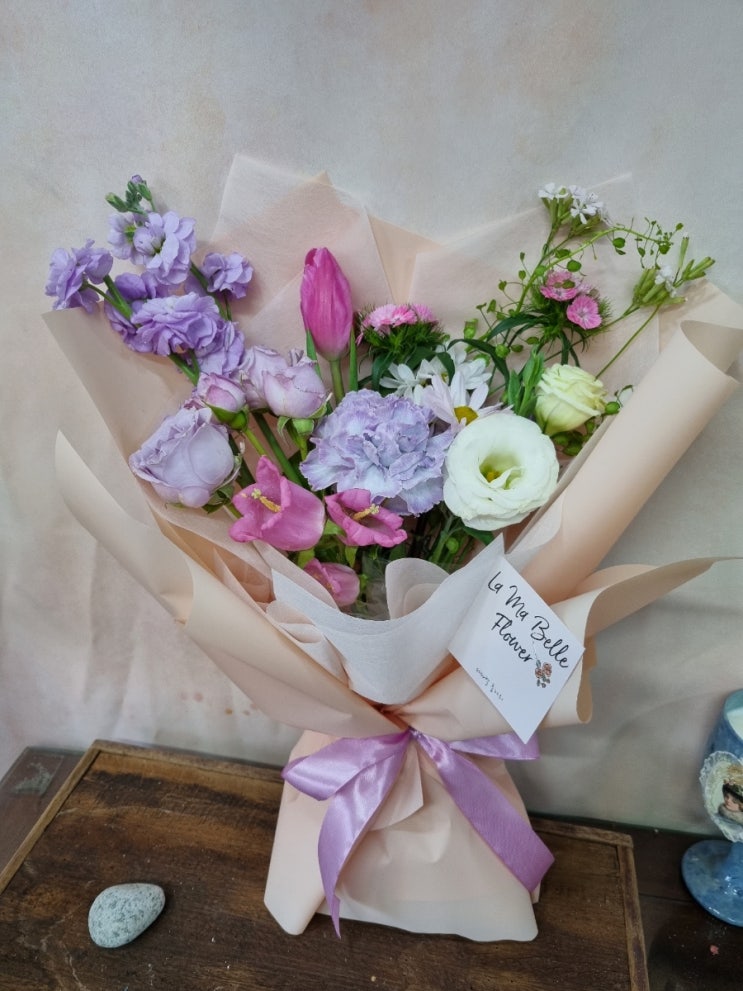 [개봉역꽃다발] 개봉동 "라마벨플라워" 시부모님 결혼기념일 꽃다발선물