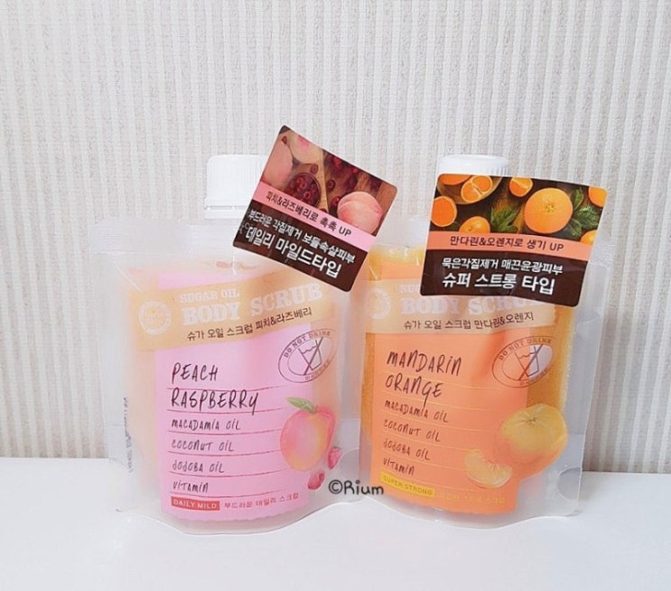 바디스크럽 해피바스 뉴트리션 슈가 오일 브이스탁 쿠팡