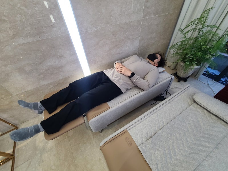 바디프랜드 에이르, 침대에 누워 받는 마사지베드 체험후기