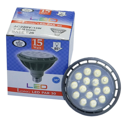 코스모스전기 롱 LED PAR30 E26 15W (집중형)