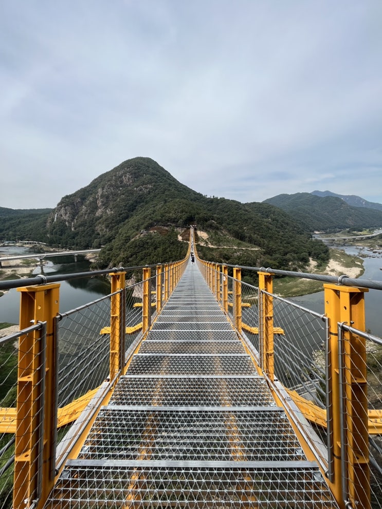 [충청남도 금산] 트레킹 등산로 가볼만한 곳 추천 월영산 출렁다리 원골 인공 폭포