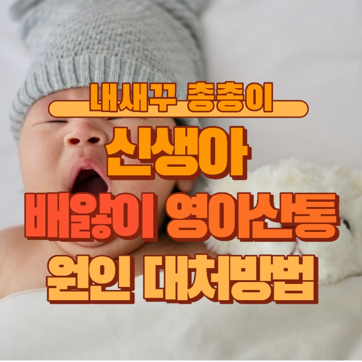  아기 신생아 배앓이 영아산통 원인 증상 시기 대처방법