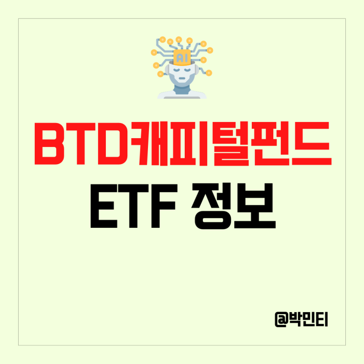 미국 ETF "BTD 캐피털 펀드" AI를 활용한 Buy the Dip 전략