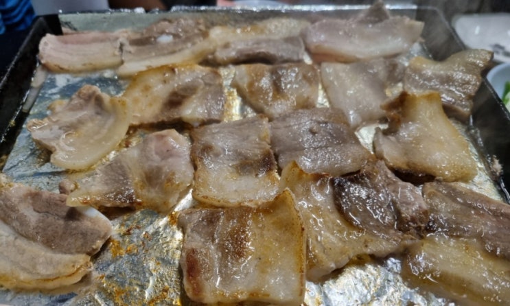  연천전곡 삼겹살맛집 전곡대흥식당 정육점 냉삼맛집 사골손만두국