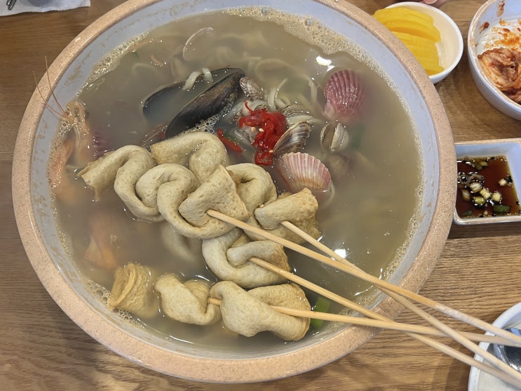 영종도맛집 바닷가에서 뜨끈한 칼국수 97도씨해물칼국수