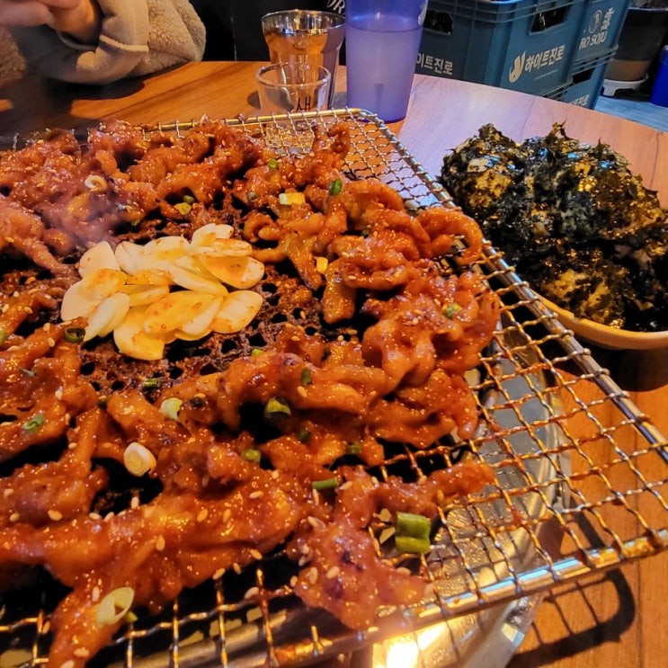  [애리꼼닭발] 잠실새내역 수요미식회 숯불 닭발 맛집