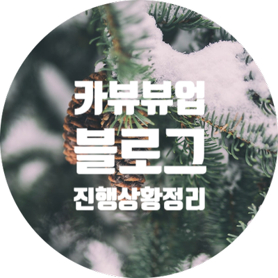  [주간일기 #006] 카카오뷰 / 뷰업 / 블로그 진행상황 정리