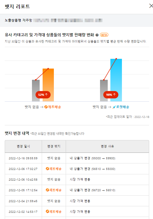  쿠팡 꿀팁 #20 뱃지 관리 새 기능 뱃지 리포트