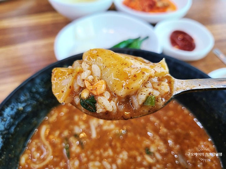  겨울 별미 예산 어죽 맛집 대흥식당 내포점