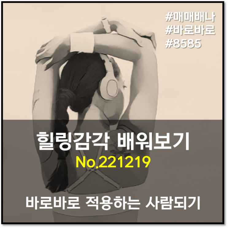 바로바로 힐링감각 배워보기 (221219)