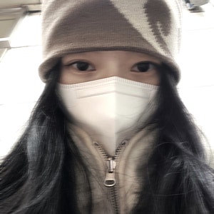 산산기어 22FW 로고 비니 브라운 착용 후기