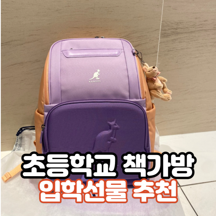  초등학생 책가방 - 초등학교 1학년 여자아이 입학선물 캉골 새학기 책가방 추천