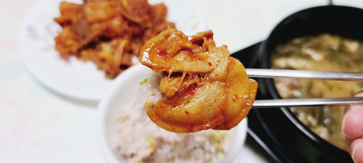  성산 맛집 제주도의 맛을 그대로 배송 성산흑돼지두루치기