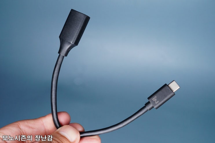 인네트워크 C타입 To USB 3.0 스마트폰 OTG 젠더 케이블 0.2M [IN-CUOTG02]