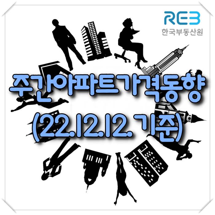  【모두부동산】 한국부동산원-광주광역시아파트 가격동향(22.12.12)