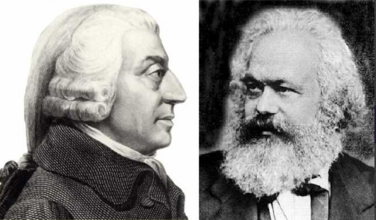 Adam Smith와 Karl Marx