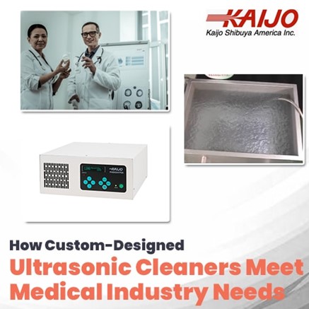 의료 산업의 요구 사항에 충족되는 맞춤 설계된 초음파 세정기는 카이죠(KAIJO)에게...