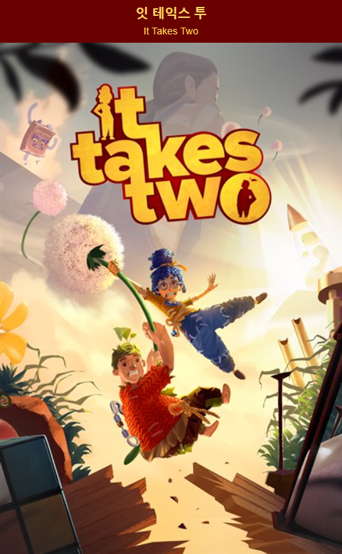  둘이서 하는 스위치 게임 <IT TAKES TWO>*꿀잼*