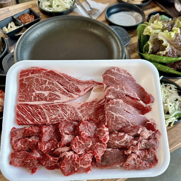 영종도 고기집 홍성광천한우 정육식당