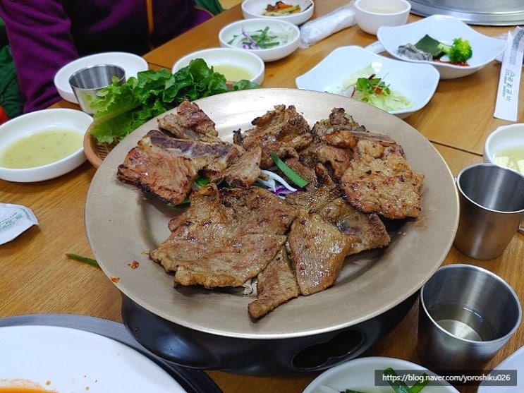  (솔직후기) 목포 곰집갈비 가족외식 아이랑 다같이 식사