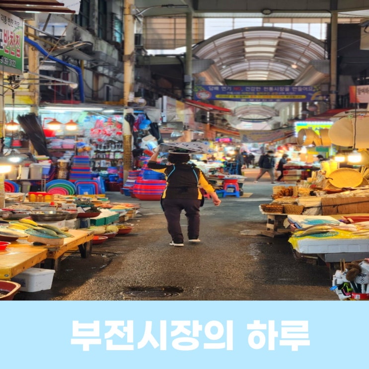  부전시장 주차장과 휴무일, 이른 아침 풍경에 놀랐던 특별한 이유