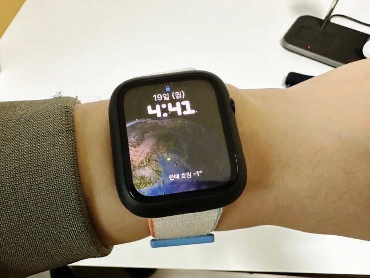  애플워치 se2 44mm 스포츠 스트랩 사용기