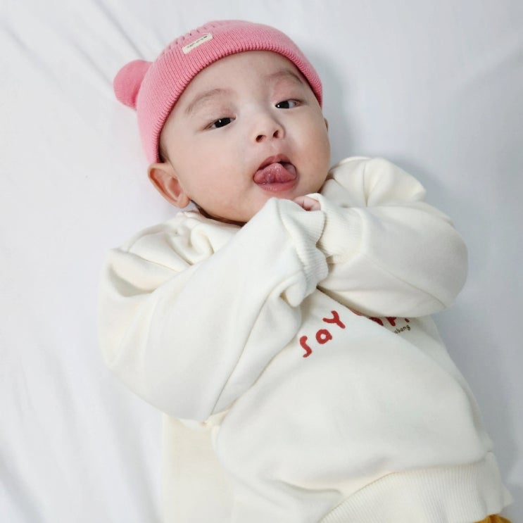  6개월 아기옷 머리부터 발끝까지 선물 사이즈까지 완벽했던 룩북