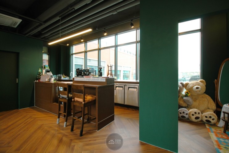 시흥 은행동 카페 인테리어 15평 매장 완공