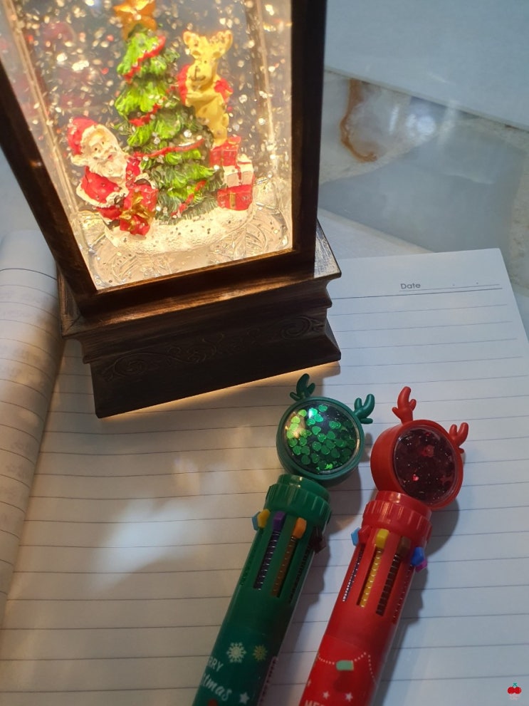  10색 루돌프 볼펜 간단 리뷰️