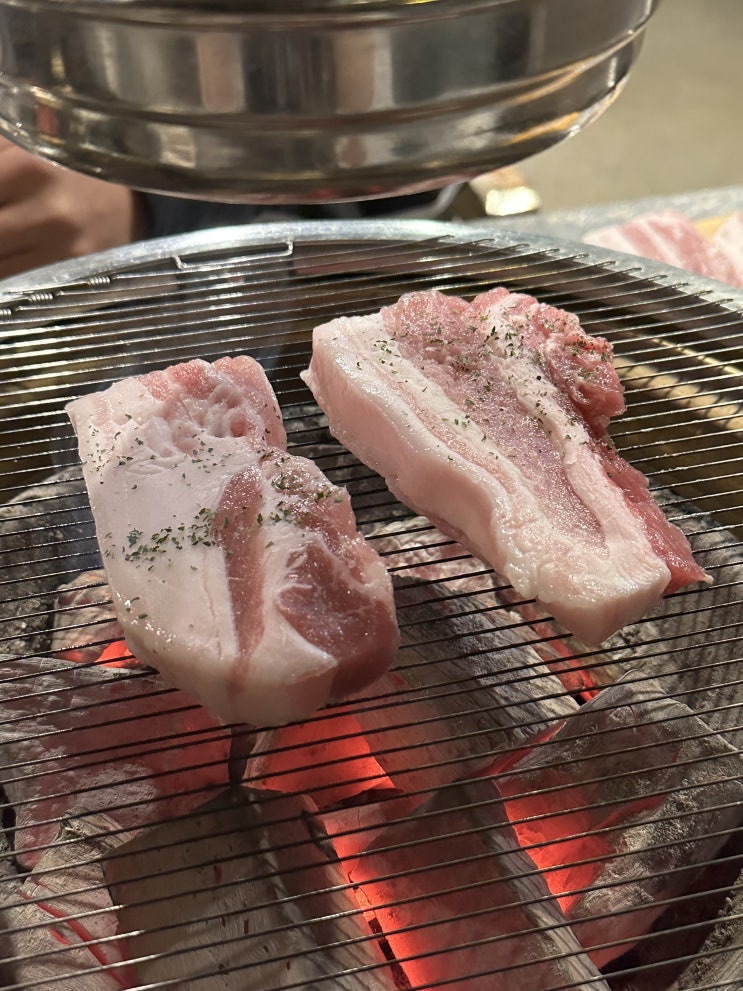  하양 고기집 96황막에서 먹은 삼겹살 살살 녹는다 대가대 맛집으로 인정
