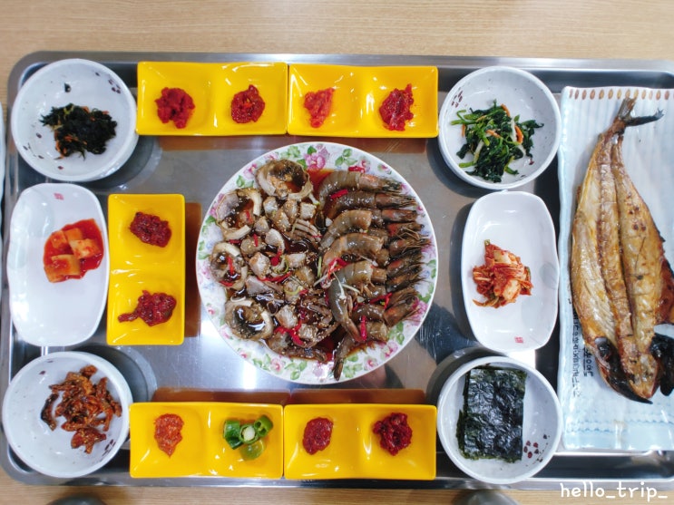  변산 소노벨 맛집 내소사 근처 다해꽃게장 게장 새우장 정식
