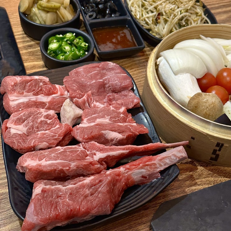  송도 타임스페이스 맛집 양목장1274 양갈비 솔직후기