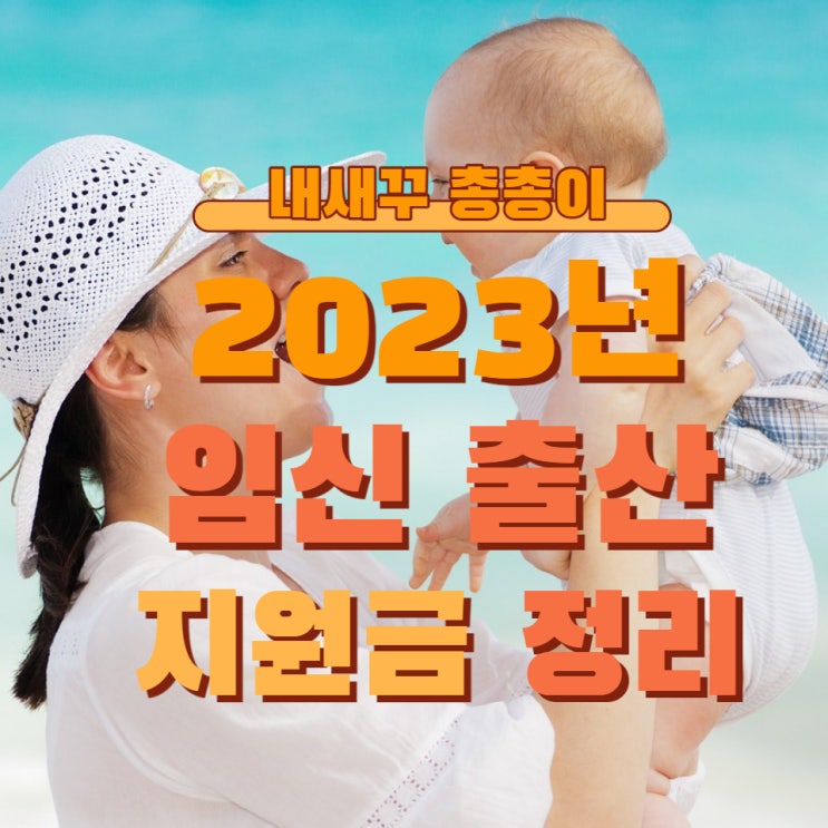 2023 임신 출산 혜택과 지원금 장려금 (부모급여,임신바우처 등)