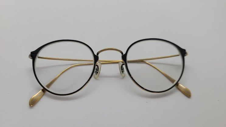 [안경수리] 올리버피플스 도슨 (Oliver peoples. Dawson) 금속테 도색 수리 안경수리점 레파로