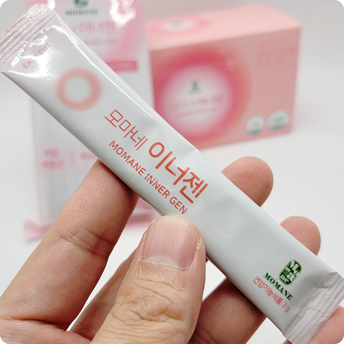 저분자 피쉬콜라겐과 코엔자임큐텐, 히알루론산, 비오틴을 한 번에 섭취! 모마네 이너젠을 소개합니다. 저분자 피쉬콜라겐과 코엔자임큐텐, 히알루론산, 비오틴을 한 번에 섭취! 모마네 이너젠을 소개합니다.