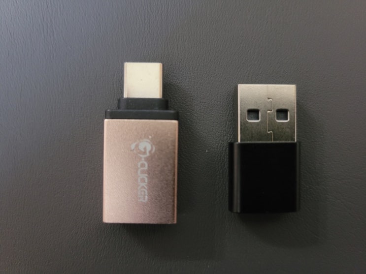 핸드폰 USB-C TO USB-A 젠더 소개