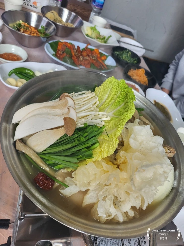  [성남광주맛집] 남한산성 애견동반맛집에서 닭백숙! '시골집' (룸식당) +이영자맛집