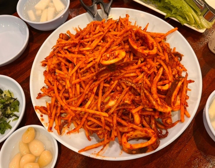 안양 수요미식회 맛집 평범한 보쌈과는 다른 수육 안 나오는 매콤 오징어보쌈 안양 수요미식회 맛집 평범한 보쌈과는 다른 수육 안 나오는 매콤 오징어보쌈