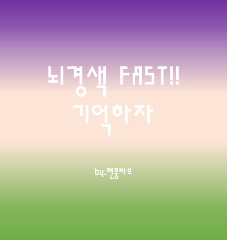 뇌경색의 원인과 증상 그리고 예방에 대해 알아보자(FAST 기억하자!)