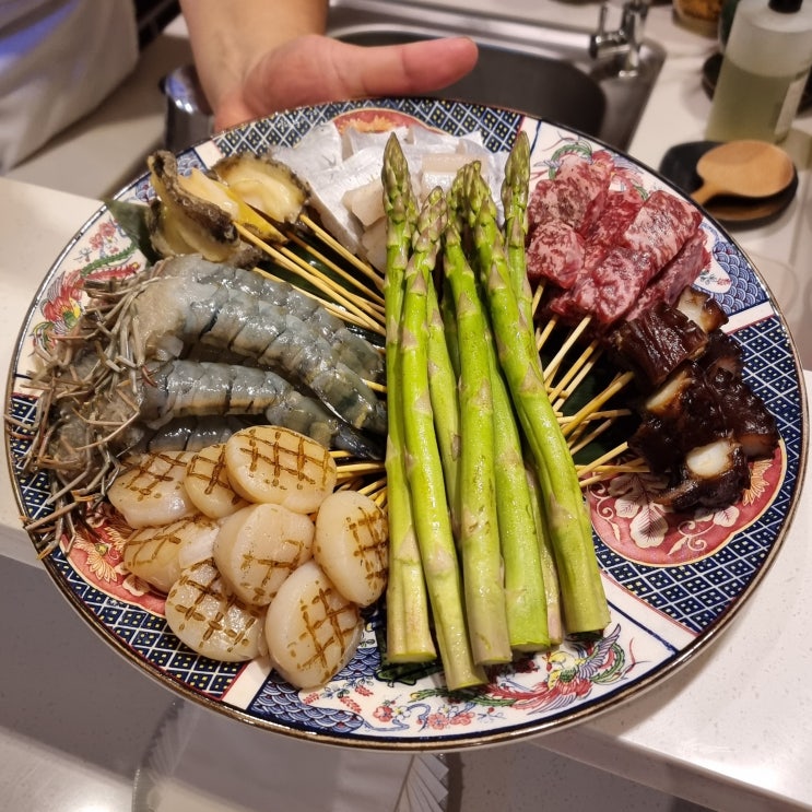 [서울 이대/마포 텐신] 디너코스: 쿠시아게 오마카세 콜라보 - 주류 메뉴/쿠시카츠 맛집